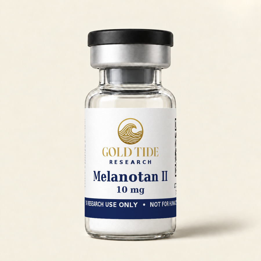 Melanotan II research peptide vial