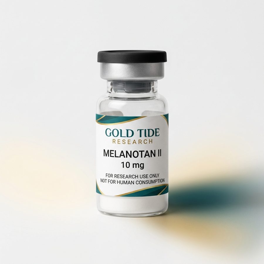 Melanotan II research peptide vial